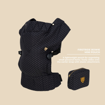 Bowie Baby Carrier Black Minimal